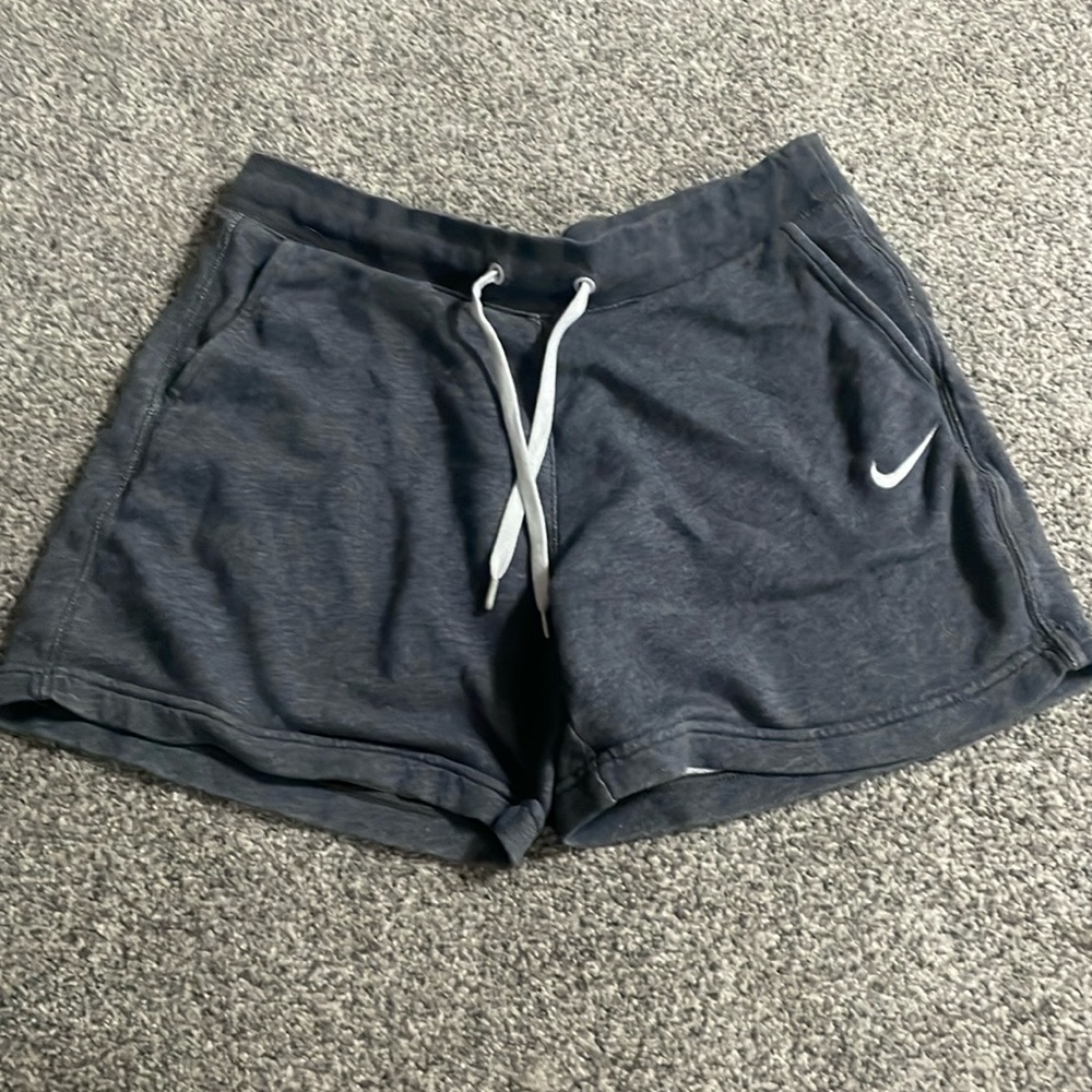 Grey jogger shorts